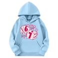 thumbnail image 3 of shqvo Girls Valentine's Day Hoodie, Heart Print Long Sleeve Pullover Hooded Sweatshirt for Kids (3-14Y), 3 of 6