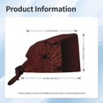 thumbnail image 4 of Yiaed Spiders On A Web Print Turban Hat for Women Men Comfortable Adjustable Cleaning Working Cap with Sweatband, 4 of 4