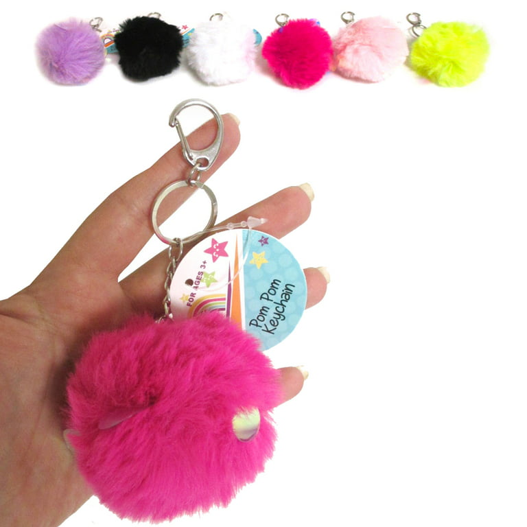 Didiseaon 30pcs Fur Ball Keychain Keychains Bulk Pendeltons for Women  Fluffy Key Ring Fluffy Pom Pom Keyring Fuzzy Pom Pom Balls Wallet Key  Holder