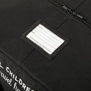J.L. Childress Padded Travel Bag for Doona, Evenflo Shyft Dualride & Infant Car Seats with Base - Travel Bag for Airplane, Elite - Black