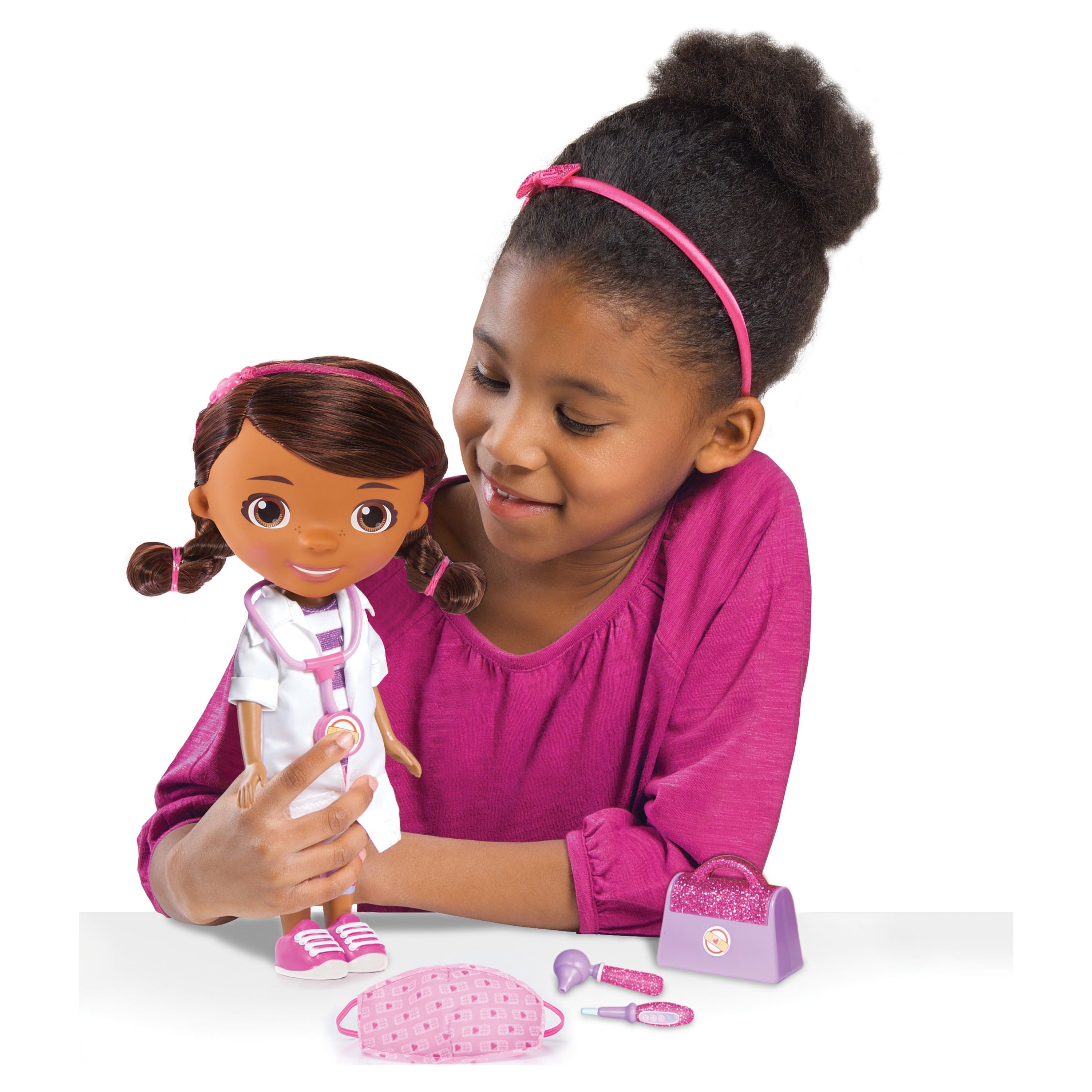 Disney Junior Doc McStuffins Wash Your Hands Singing Doll, With Mask & Accessories, Officially Licensed Kids Toys for Ages 3 Up, Gifts and Presents - image 3 of 5