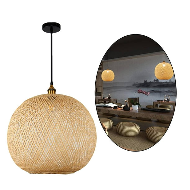 Lámpara Colgante de Bambú, Lámpara , Accesorio de Iluminación para de Cocina , 30 centimetros Colco colgante de luz