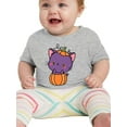 thumbnail image 1 of Cute Spookitty In Pumpkin. T-Shirt Infant -Image by Shutterstock,  24 Months, 1 of 4