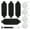 Black, variant on 10 x 30 Inch Boat Fenders 4 Pack, Heavy Duty PVC Inflatable Bumpers, Complete Docking Kit with Ropes and Inflation Pump(White)