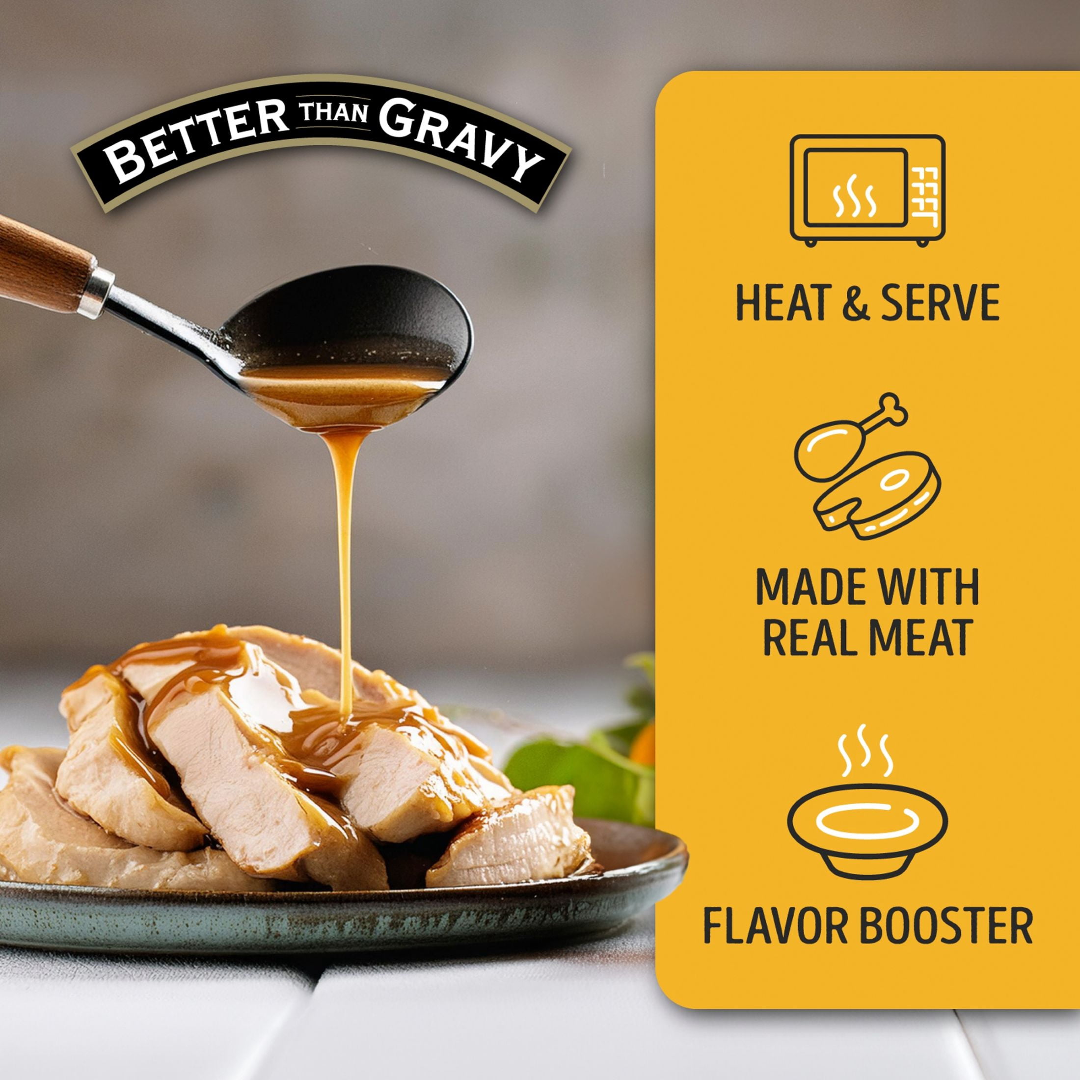 (12 pack) Better Than Gravy, Premium Roasted Chicken Gravy, Shelf-Stable, 12 oz Jar