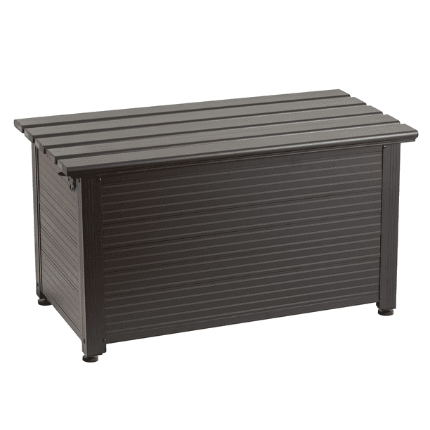 TECSPACE Aluminum Deck Box Outdoor/Indoor Storage Box/ swimming pool
