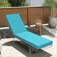 thumbnail image 6 of Outdoor Chaise Lounge Cushion,4" Thick Lounge Chair Cushions with Non-Slip Ties,Water-Resistant and Fade Resistant Lounger Replacement for Patio,21"x72 ", 6 of 7