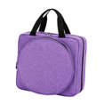 thumbnail image 1 of Herramientas de tejido de almacenamiento de hilo Bag Fashion Fashion Portable Double Mandles Accesorios Bolsa Organizador de costura para viajar a Púrpura, 1 of 8