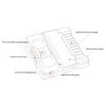 thumbnail image 3 of Juego de carga, controlador de carga rápida, almacenamiento de juegos de goma y soporte de carga del controlador Compatible con Switch, 3 of 5