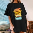 thumbnail image 2 of Birdeem T-Shirt Décontracté pour Femmes à Manches Courtes, Imprimé, d'Été, de Plage, à Enfiler, 2 of 7