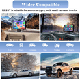 thumbnail image 3 of Portable Car Stereo with Wireless Apple CarPlay & Android Auto, 9" FHD Touchscreen, Backup Camera, Bluetooth, Voice Control, Siri/Google, Mirror Link, GPS, FM, AUX/USB/TF, 3 of 8