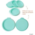 thumbnail image 3 of Silicone Layer Cake Pan, 6 Pack Rainbow Cake Pans, 4/6 Inch Silicone Round Cake Mold Set, Baking Pan Layer Cake Pan Tins for Rainbow Cake Vegetable Pancakes, 3 of 7