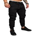 thumbnail image 5 of Mens Elastic Sports Slim Fit Stretch Trousers, 5 of 5