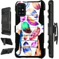 thumbnail image 1 of WORLD ACC LuxGuard Holster Case Compatible with Samsung Galaxy A71 4G Hybrid Phone Cover (Dreamcatcher Feather), 1 of 1