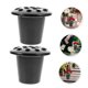 thumbnail image 5 of FOMIYES 2Ud Soporte Para Flores De Cementerio Con Base De Loto 16 Agujeros Para Memorial, 5 of 8