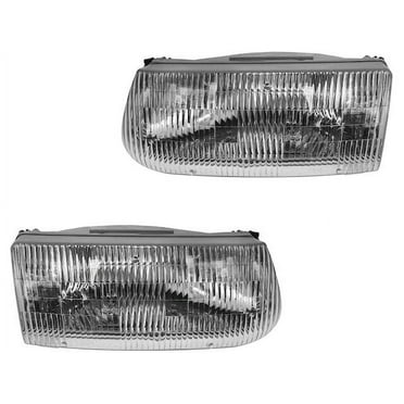 Headlight Assembly - Set of 2 - Compatible with 1995 - 2001 Ford Explorer 1996 1997 1998 1999 2000