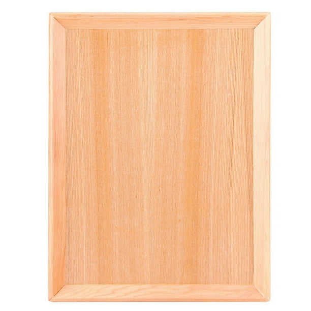 Rectangular Wooden Tray for Serving Tea and Food, Tray for Restaurant, Home, Hotel, Tea House, Medium Size 36.5 x 27 cm