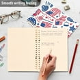 thumbnail image 2 of Artistic National Flag Spiral Journal Notebook College Ruled Notebook 8.3" x 5.7" A5 Lined Thick Paper Page, 2 of 6