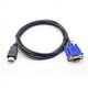 thumbnail image 1 of Cable de conversión HDMI a VGA 1080P Cable HDMI a VGA Adaptador de 1,8 m (sin chip), 1 of 3