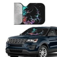 thumbnail image 4 of XMXY Car Sun Shade Windshield, Fractal Multicoloured Abstract Automotive Front Window Sun Visor for Cars SUV Trucks, Medium Size, 4 of 8