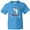 Pacific Blue, variant on Inktastic Fourth of July Shark Surfing Youth T-Shirt