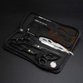 thumbnail image 3 of Professional Hair Cutting Scissors 6 Inch Japanese 440C Barber Shears Set with Ergonomic Grip Green, 3 of 4