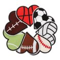 thumbnail image 1 of 7 parches con forma de corazón para bordar ropa, coser y decorar, para agujeros en chaquetas vaqueras, reparar y balones deportivos., 1 of 8