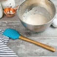 Thyme & Table 2Pack Novelty Silicone Spatula Teal Polka Dot and Navy