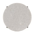 thumbnail image 5 of Nigella White Marble And Silver Cross Legs Side Table, 5 of 7