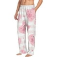 thumbnail image 2 of Easygdp Cartoon Pig Men's Pajama Pant, Sleep Elastic Waistband Lounge Pants - X-Large, 2 of 9