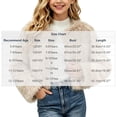 thumbnail image 3 of DYTTDG Girls Plush Cropped Jacket, Long Sleeve Open Front Crew Neck Short Coat, Solid Color Fall Winter Casual Outerwear for Daily Wear, 3 of 8