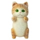 thumbnail image 1 of flocking Resin cartoon cats shape resin dolls orange, 1 of 5