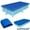 Blue, variant on Rectangular Pool Cover for Above Ground Pools，Fits 5 ft x 7 ft Inflatable Rectangle Swimming Pool Cover, Square for Garden Outdoor Family