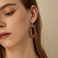 thumbnail image 6 of Wooden Drop Earrings With Geometric Design Lightweight And Comfortable Suitable For Everyday Wear And Special Occasions, 6 of 21