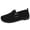 Black, variant on T Strap Loafer Flats For Women Hollow Fly Knit Mesh Single Square Gold Metal Buckle Round Toe Slip On Flat Loafer Shoe Footwear