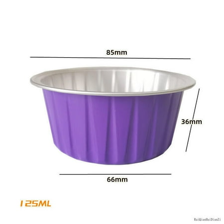 

10Pcs/Set Aluminum Foil Tin Cup Cake Cups Baking Mould Cup Muffin Cupcake Cups