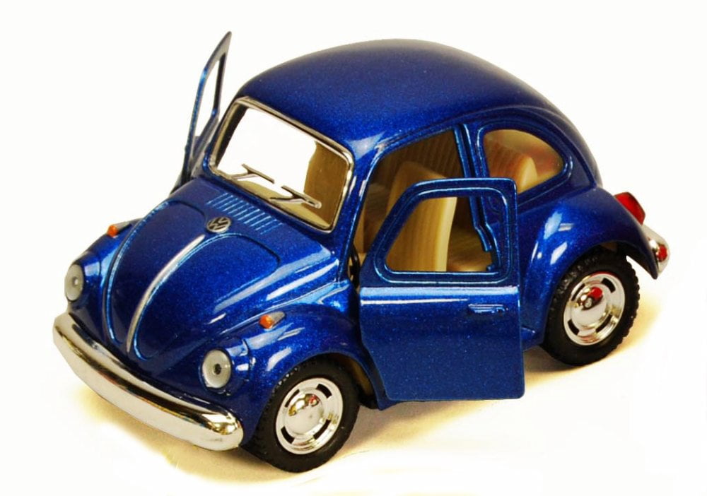 Kinsmart key door 1967 volkswagen classical beetle blue c1 