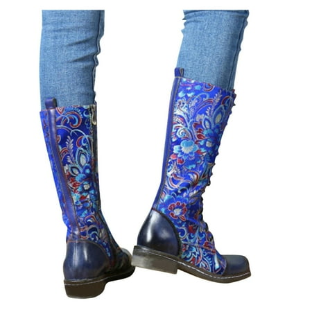 

Cowboy Boots for Women Boots for Women 2024 Embroidered Vintage Boots Motorcycle Boots Ethnic Women s Boots Long Boots