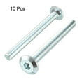 thumbnail image 2 of M6x60mm Hex Screw Bolts Carbon Steel Zinc Plated 10 Pack, 2 of 4
