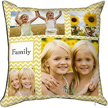 16x16 Photo Throw Pillow with Hidden Zipper