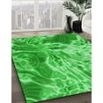 thumbnail image 3 of Ahgly Company Machine Washable Indoor Rectangle Transitional Neon Green Area Rugs, 2' x 4', 3 of 7