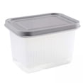 thumbnail image 1 of 5x Caja de almacenamiento de , contenedores de ahorro con tapa y colador, contenedor de almacenamiento de alimentos sellado transparente 5 piezas, 1 of 8