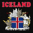 thumbnail image 2 of CafePress - Iceland Coat Of Arms Designs Maternity Dark T Shir - Maternity Dark T-Shirt, 2 of 3
