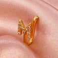 thumbnail image 4 of Jiaroswwei Nose Ring Letter A U Shape Women Simple Electroplating Nose Cuff for Party, 4 of 8