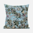 thumbnail image 5 of Amrita Sen Designs  26 x 26 in. Flying Floral Paisley Broadcloth Indoor & Outdoor Blown & Closed Pillow - Blue, Green & Purple, 5 of 5