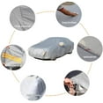 thumbnail image 4 of Special Car Cover for Mazda 6/GH/Tenza 2006-2016 All Weather Full Coverage Breathable Windproof Waterproof Dustproof Scratch Resistant UV Protection Outdoor&Indoor Cover (Yellow), 4 of 6