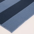 thumbnail image 4 of Loomaknoti Tributary Awning Stripe 6' x 9' Striped Indoor/Outdoor Area Rug , Blue, 4 of 8