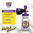 thumbnail image 2 of Wizards Foam Cannon for Pressure Washer, Super Thick Snow Foam, 5 Adjustable Spray Patterns, 34 oz Easy Grip, Chemical Resistant Bottle, Brass Nozzle, Car Wash Accessory, 2 of 7
