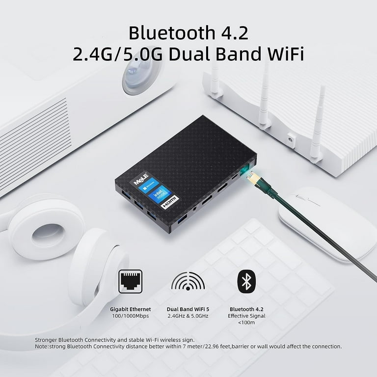 MeLE Quieter2Q Mini PC, Intel J4125, 8GB, 256GB, 4K UHD MeLE Quieter2Q Mini PC, Intel J4125, 8GB, 256GB, 4K UHD