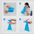 thumbnail image 4 of Emesis 10 Piezas Bolsas Vómito Desechables Plástico para Viajes Al Aire Libre () Azul, 4 of 5